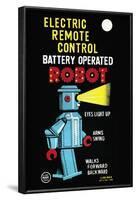 Electric Remote Control Battery Operated Robot-null-Framed Art Print