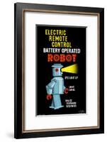 Electric Remote Control Robot-null-Framed Poster