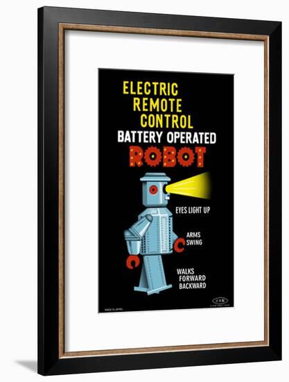 Electric Remote Control Robot-null-Framed Poster