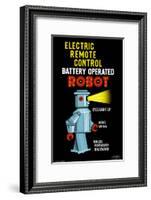 Electric Remote Control Robot-null-Framed Poster