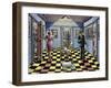 Electric sheep, 2011-PJ Crook-Framed Giclee Print