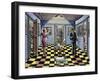 Electric sheep, 2011-PJ Crook-Framed Giclee Print