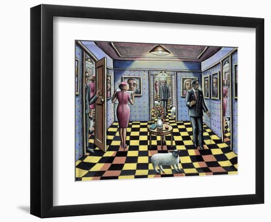 Electric sheep, 2011-PJ Crook-Framed Premium Giclee Print