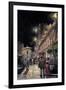 Electric Streetlights Connected From Underground Wiring, New York City, 1889-null-Framed Giclee Print