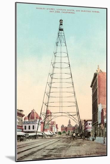 Electric Tower, San Jose, California-null-Mounted Art Print