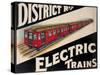 Electric Trains-Vintage Apple Collection-Stretched Canvas