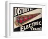 Electric Trains-Vintage Apple Collection-Framed Giclee Print