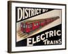 Electric Trains-Vintage Apple Collection-Framed Giclee Print