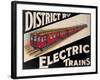 Electric Trains-Vintage Apple Collection-Framed Giclee Print