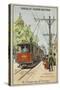 Electric Tram-null-Stretched Canvas