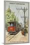 Electric Tram-null-Mounted Giclee Print