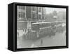 Electric Trams at Victoria Terminus, London, 1932-null-Framed Stretched Canvas