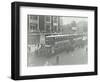 Electric Trams at Victoria Terminus, London, 1932-null-Framed Photographic Print