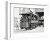 Electric Trams in Milan, 1893, Italy, 19th Century-null-Framed Giclee Print