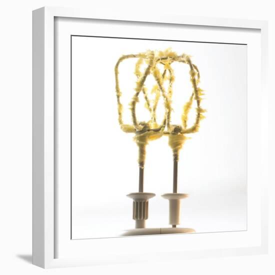 Electric Whisk with Scraps of Cake Mixture-Jo Kirchherr-Framed Photographic Print