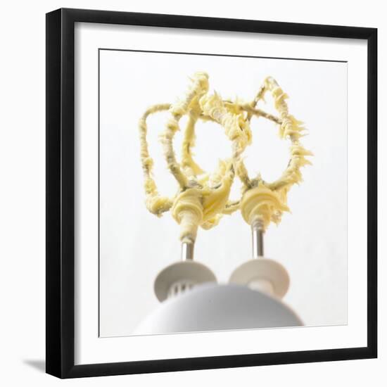 Electric Whisk with Scraps of Cake Mixture-Jo Kirchherr-Framed Photographic Print