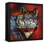 Electric Wolf-Graeme Stevenson-Framed Stretched Canvas