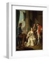 Electrical Experiment (One of a Series)-Louis-Michel van Loo-Framed Giclee Print