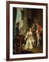 Electrical Experiment (One of a Series)-Louis-Michel van Loo-Framed Giclee Print