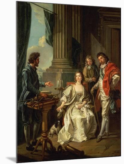 Electrical Experiment (One of a Series)-Louis-Michel van Loo-Mounted Giclee Print