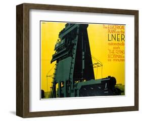 Electrical Plant-null-Framed Art Print