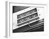 Electrical Sign Showing That the Sound and Vision Are on in the BBC Television Studio-William Vandivert-Framed Photographic Print