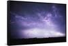 Electrical Storm Above Texas-Paul Souders-Framed Stretched Canvas