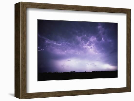 Electrical Storm Above Texas-Paul Souders-Framed Photographic Print