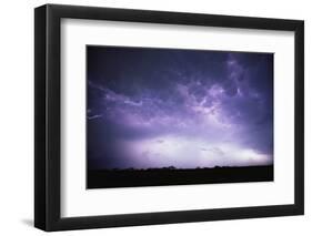 Electrical Storm Above Texas-Paul Souders-Framed Photographic Print