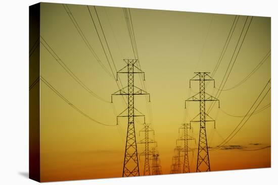 Electrical Towers-null-Stretched Canvas