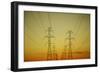 Electrical Towers-null-Framed Photographic Print