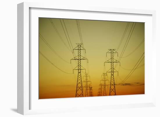 Electrical Towers-null-Framed Photographic Print