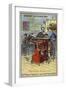 Electrically-Powered Printing Press-null-Framed Giclee Print