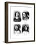 Electricity and Face-null-Framed Giclee Print