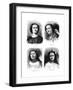 Electricity and Face-null-Framed Giclee Print