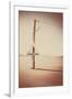 Electricity Cable on Beach-Steve Allsopp-Framed Photographic Print