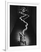 Electricity Emitted from Machine at MIT, Boston, MA-Alfred Eisenstaedt-Framed Photographic Print