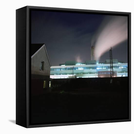 Electricity Generating Power Plant-Robert Brook-Framed Stretched Canvas