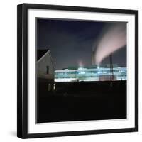 Electricity Generating Power Plant-Robert Brook-Framed Photographic Print