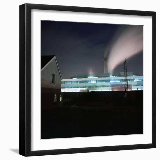 Electricity Generating Power Plant-Robert Brook-Framed Photographic Print