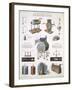 Electricity, illustrations of Natural Philosophy, published in 'Popular Diagrams'-John Emslie-Framed Giclee Print