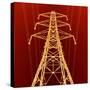 Electricity Pylon-Kevin Curtis-Stretched Canvas