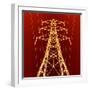 Electricity Pylon-Kevin Curtis-Framed Premium Photographic Print