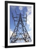 Electricity Pylon-Victor De Schwanberg-Framed Photographic Print