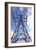 Electricity Pylon-Victor De Schwanberg-Framed Photographic Print