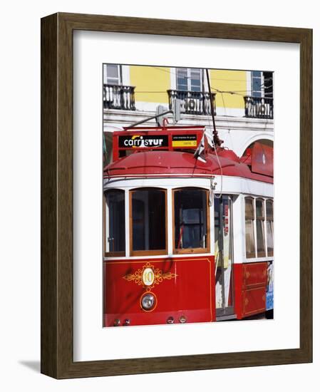 Electrico (Electric Tram), Lisbon, Portugal-Yadid Levy-Framed Photographic Print