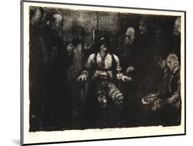 Electrocution, 1917-George Wesley Bellows-Mounted Giclee Print