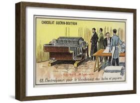 Electrolyser for Bleaching Cloth and Paper-null-Framed Giclee Print