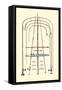 Electrolytic Catheter-Jules Porges-Framed Stretched Canvas