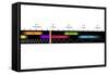 Electromagnetic Spectrum, Artwork-Equinox Graphics-Framed Stretched Canvas